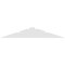 Ekena Millwork Saratoga Architectural Grade PVC Gable Bracket, 72"W x 12"H x 6"D x 6"F, 4/12 Pitch GBP072X12X0606SAR00 - alternate 2